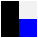 negro azul blanco