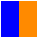 azul naranja