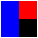 azul negro rojo