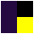 violeta amarillo negro