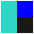 turquesa carbono azul